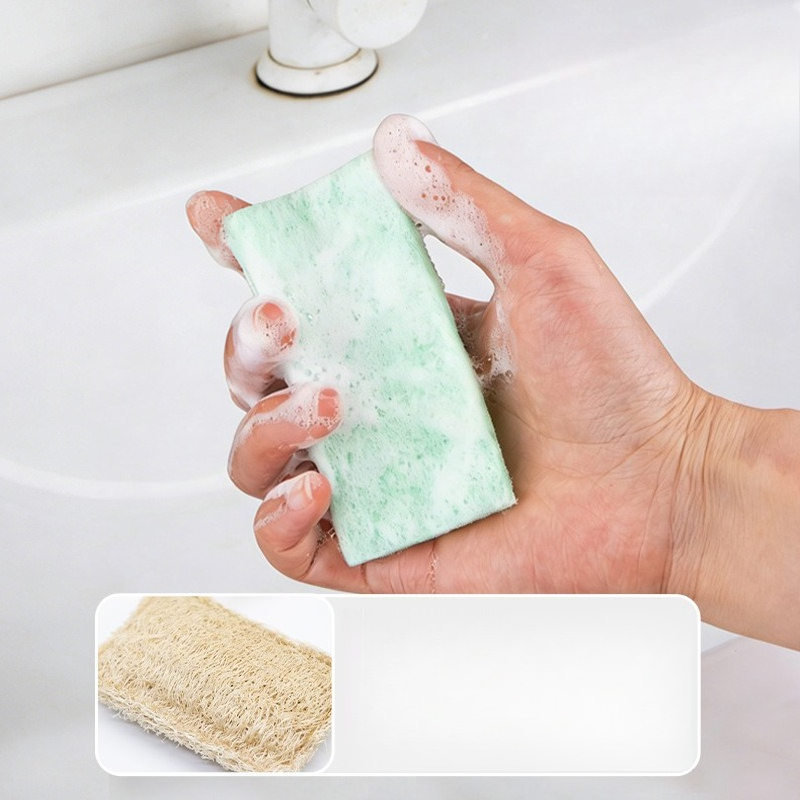 Dish Sponge Scouring Wipes Mul - Kitchen Cleaner With Baking Soda 评论和价格