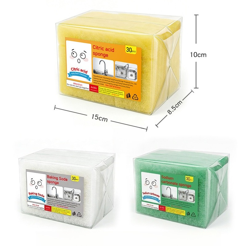 Dish Sponge Scouring Wipes Mul - Kitchen Cleaner With Baking Soda 评论和价格