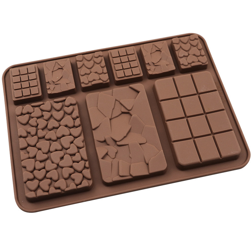 9-Cavity Chocolate Silicone Mo - Kitchen Baking Store 评论和价格