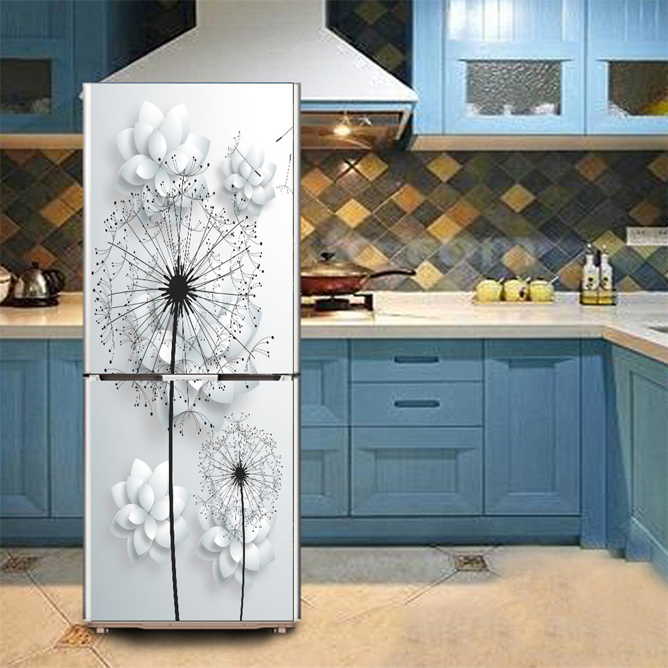 3d Sticker Refrigerator Waterp - Kitchen Baking Cabinet 评论和价格