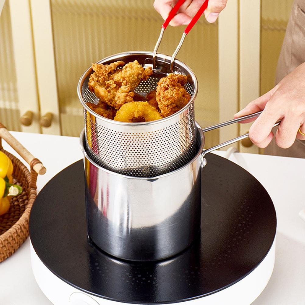 Stainless Steel Deep Fryer Pot - Miniature Baking Kitchen 评论和价格