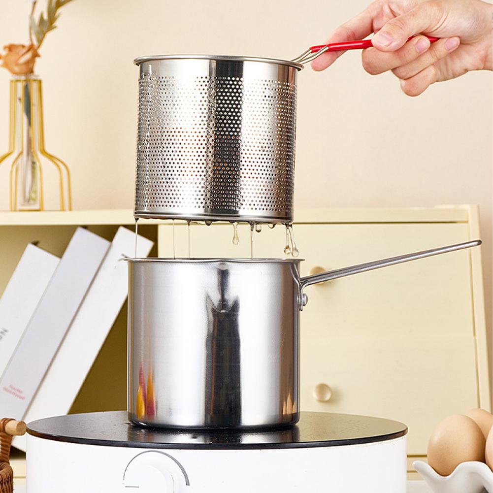 Stainless Steel Deep Fryer Pot - Miniature Baking Kitchen 评论和价格
