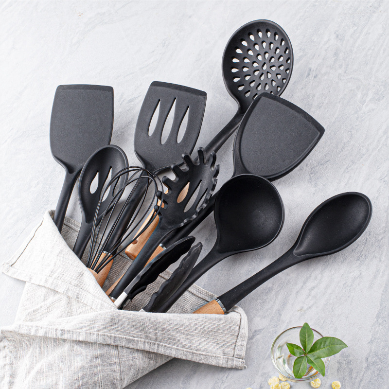 Silicone Cooking Utensils Set  - Offset Spatula Set 评论和价格