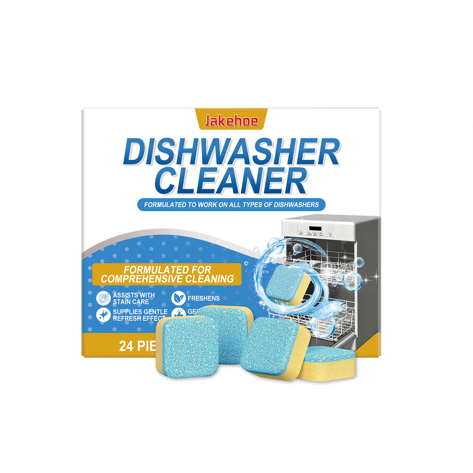 Dishwasher Cleaner Tablets Pow - Kitchen Cleaner With Baking Soda 评论和价格