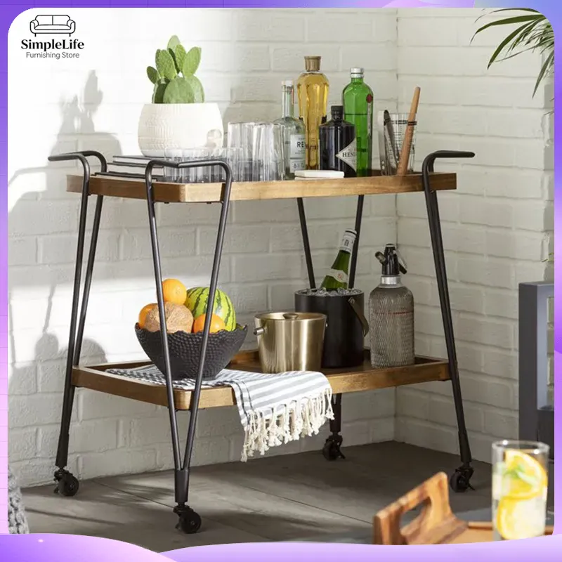 Kitchen Trolley with Wheels Ro - Kitchen Baking Trolley 评论和价格